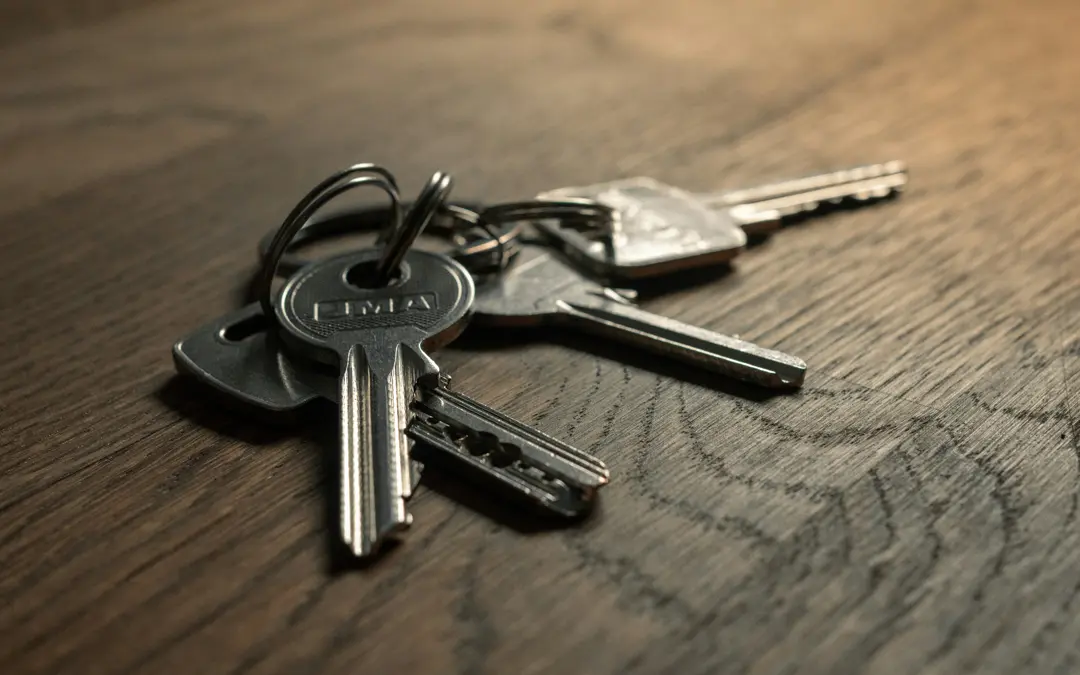 Keys on a desk